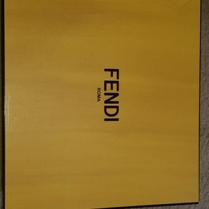 Brand New Fendi Black tech fabric high-tops